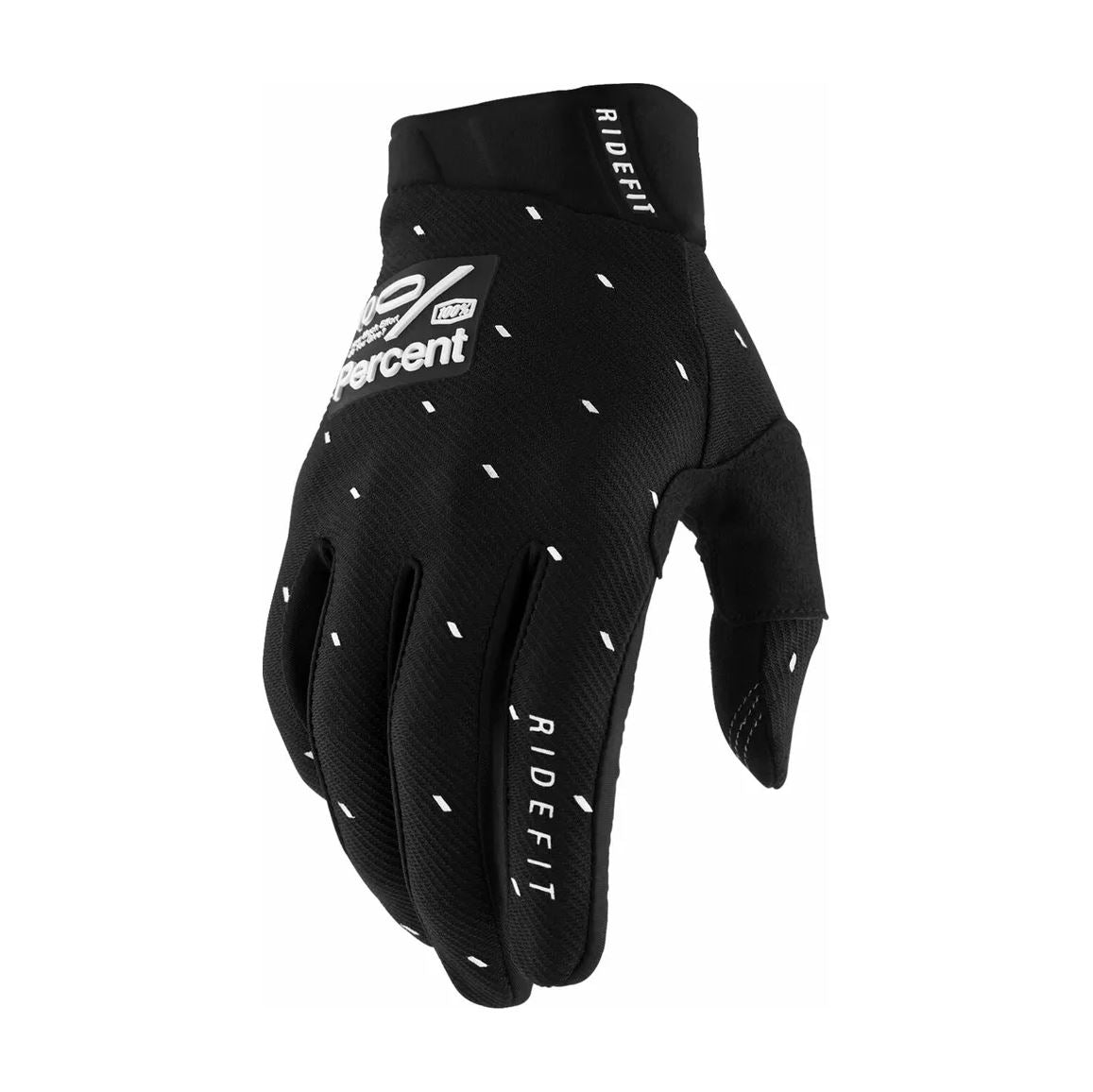 100% MX Gloves Ridefit Slasher Black